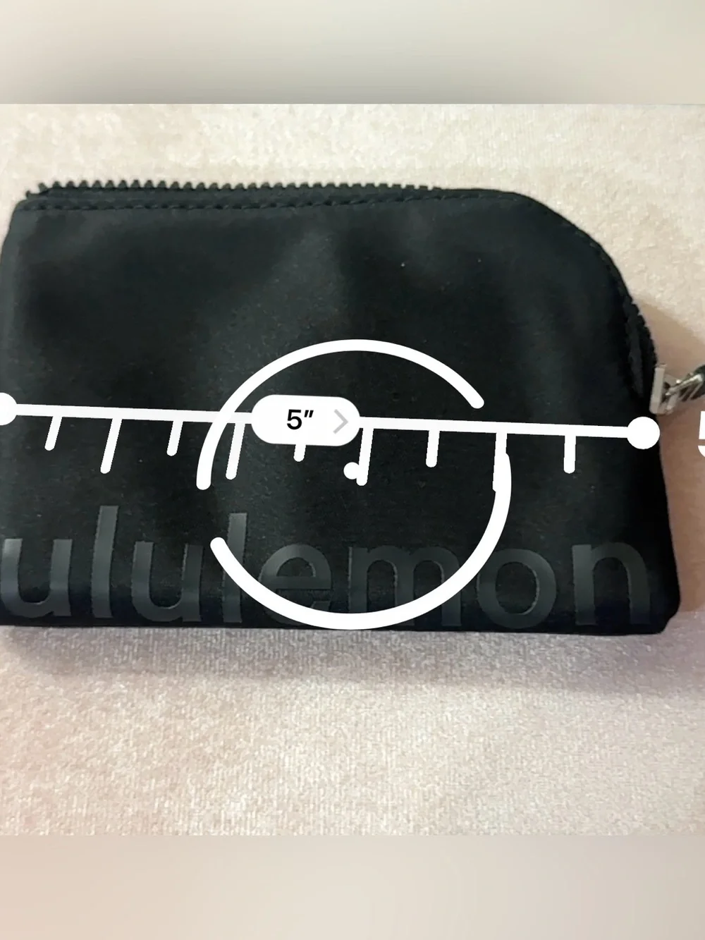Lululemon Clippable Card Pouch - Black